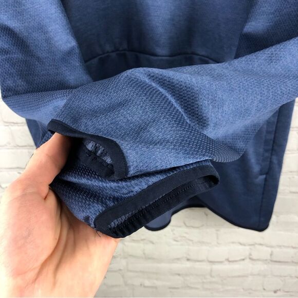 Adidas Blue Graphic Long Sleeve Pullover Hoodie Men's Sz XXL - Picture 6 of 9